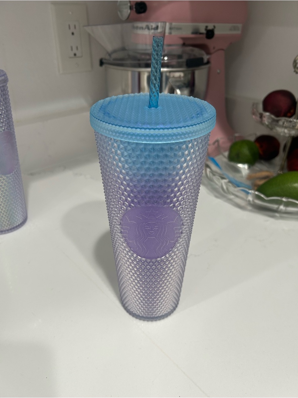 Starbucks Iridescent Lavender & Blue Reusable Tumbler
